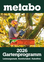 Metabo Akku-Garten Programm 2026