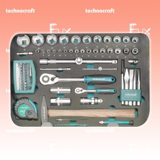 Technocraft TOP CHROME 152 ABS-Werkzeugkoffer
