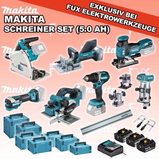 Makita Schreiner Set 6 (5.0 Ah)