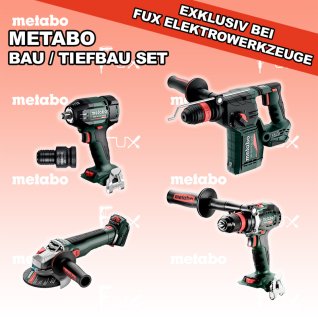 Metabo Bau / Tiefbau Set  7 SOLO