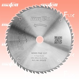 Mafell KSB-WF 280 GT Sägeblatt 280 mm Wood Fine Cut