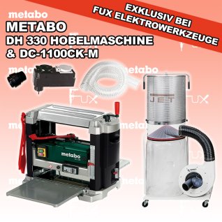 Metabo DH 330 Hobelmaschine & DC-1100CK-M