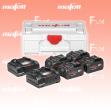 Power-Set 5: 4 x 18 M 99 LiHD + 2 x APS M