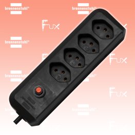 cleverLINE Steckdosenleiste 4-fach ohne Schalter